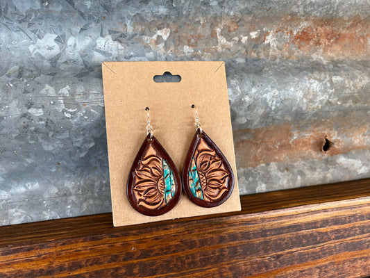 Tooled Earrings