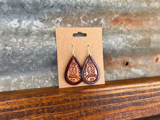 Tooled Earrings
