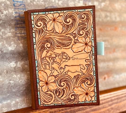 Roping Cowgirl Notebook Cover