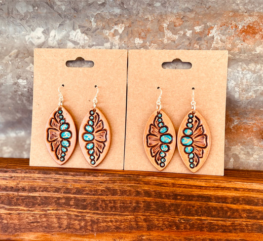 Tooled Earrings