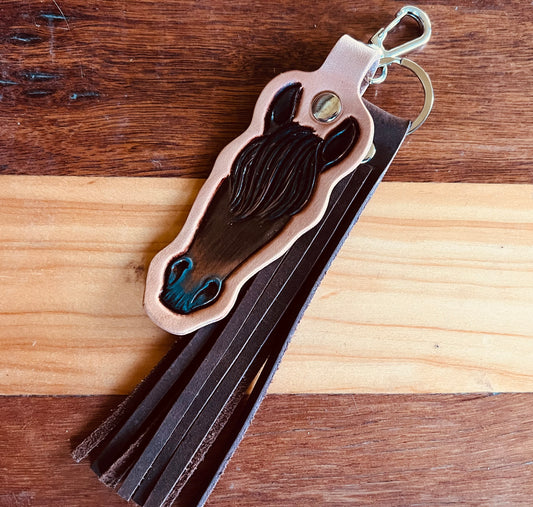 Ready Made Horse Head Key Rings