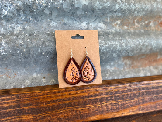Tooled Earrings