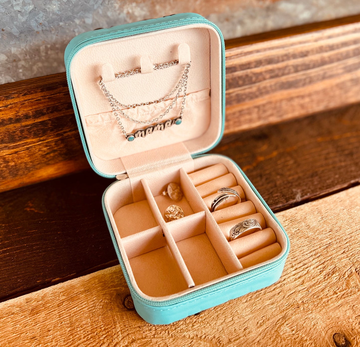 Square Tooled Jewellery Box