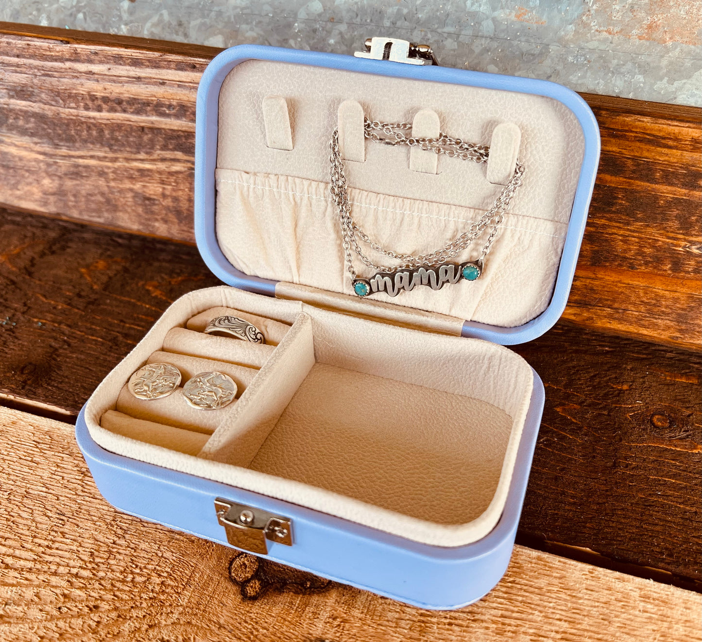 Rectangle Tooled Jewellery Box