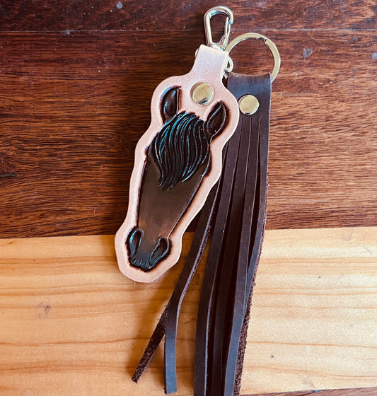 Ready Made Horse Head Key Rings