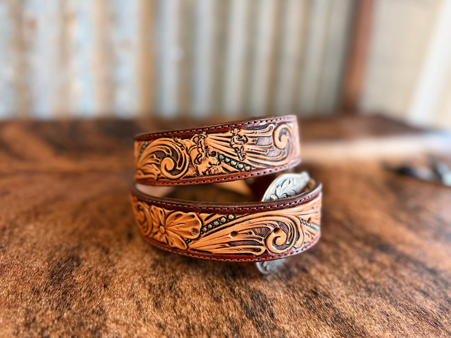 Rodeo Time Tooled Belt