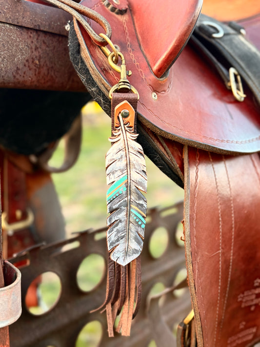 Feather Saddle Tags