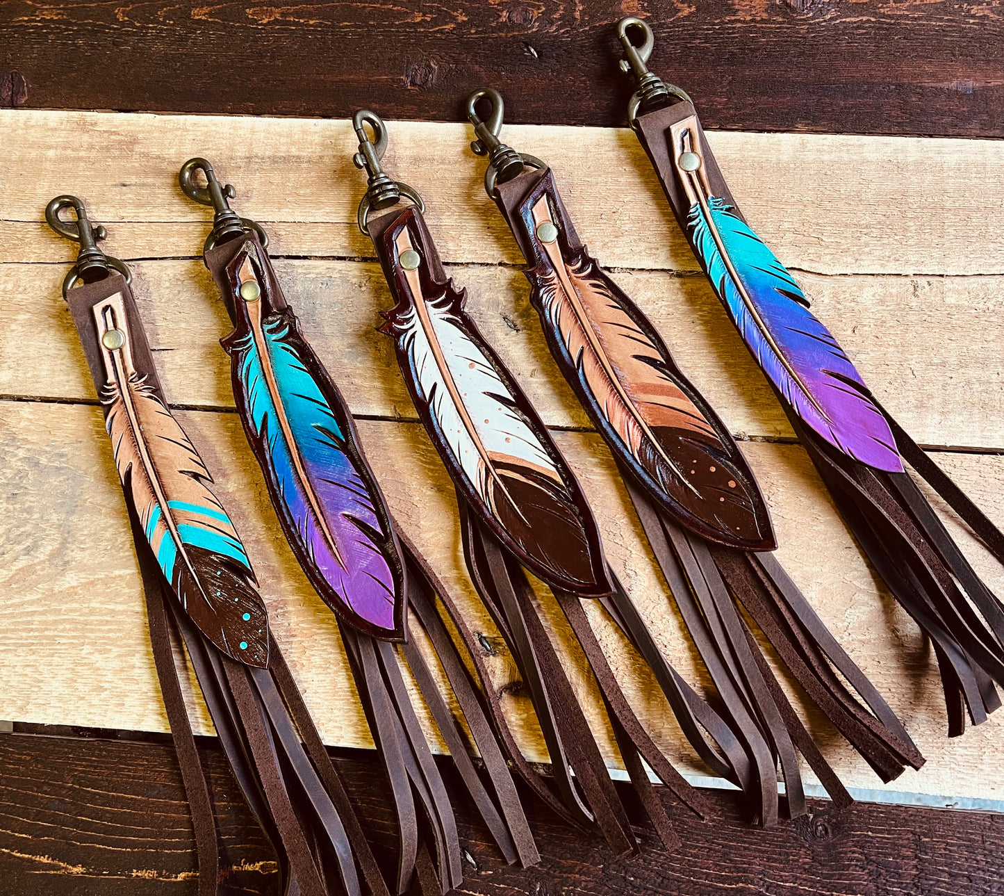 Feather Saddle Tag