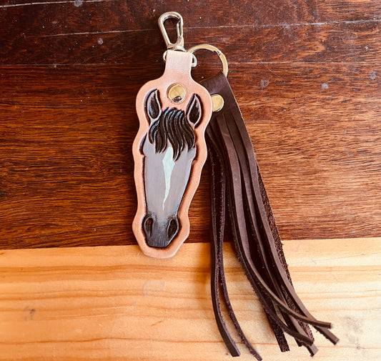 Ready Made Horse Head Key Rings