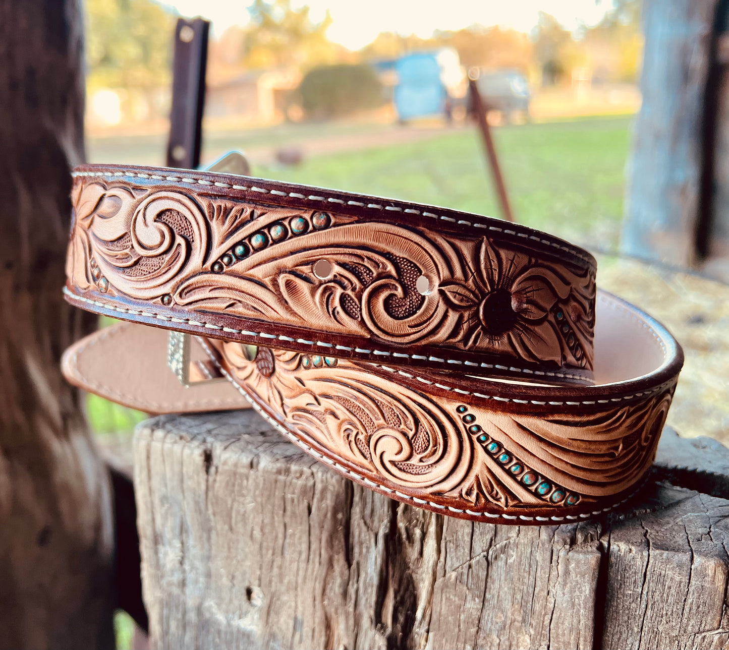 Custom Tooled Belt