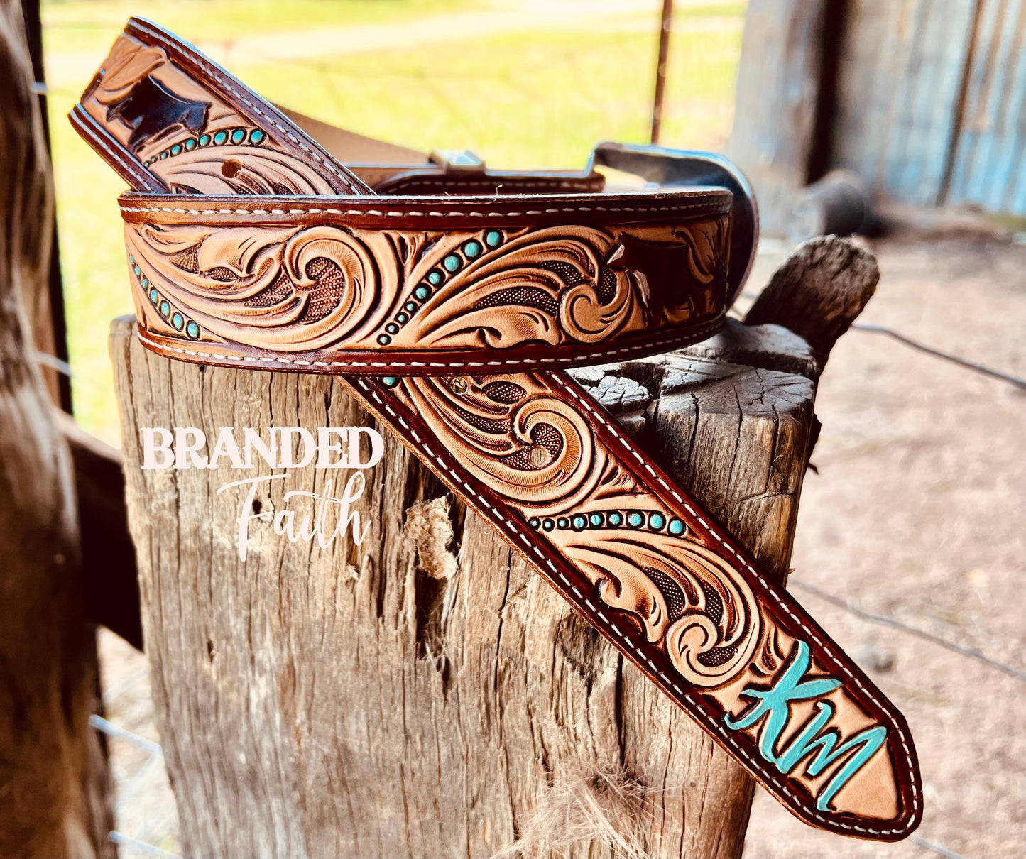 Custom Tooled Belt